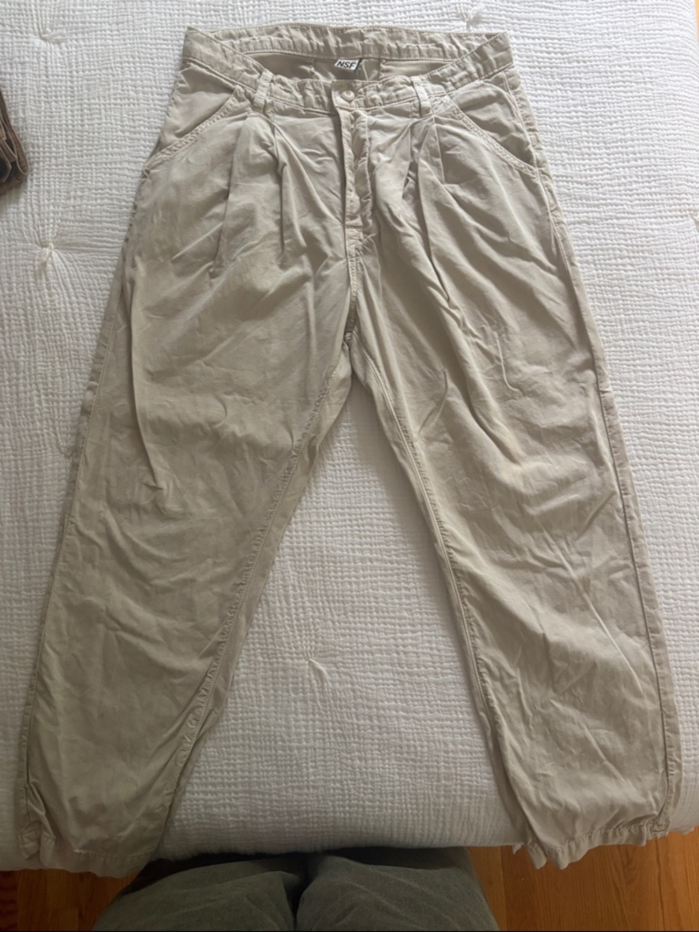 NSF organic cotton slightly cropped